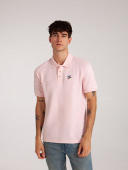 Футболка с воротником ЗАПОРОЖЕЦ Ditch LIGHT PINK