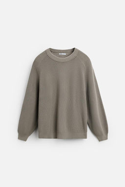 TEXTURED RELAXED FIT SWEATER - Zara фото 6