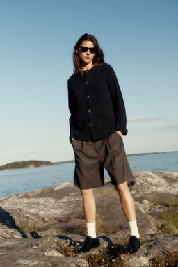 Cardigan en punto de canale