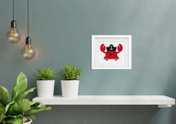 Klart набор для вышивания 12-047 Крабик 11.5 х 9.5 см