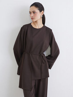 Atk?l? Soft Touch Kad?n Sweatshirt Tunik