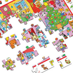 Пазл Найди и покажи. К нам приходит Новый год, 120 деталей - Puzzle time фото 4