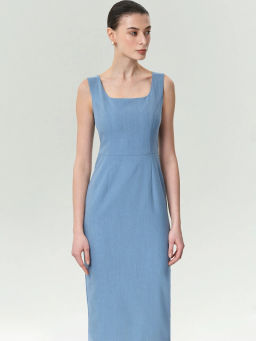 EMKA / Платье миди с шерстью фото 4