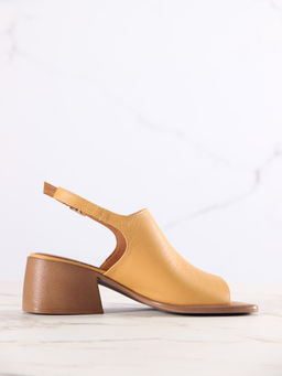 Босоножки 4013.23663bе.Тыква лион+коричневый