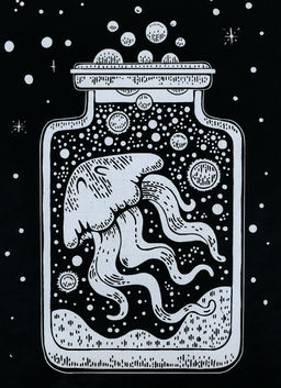 Hobbius GHPB-07 Набор для творчества Гравюра-блокнот 14 x 20 см Безбрежный океан  фото 7