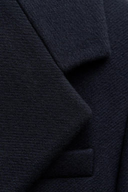 DOUBLE-BREASTED WOOL BLEND COAT ZW COLLECTION - Zara фото 3