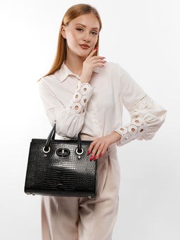 LACCOMA сумка WJD6707-черный эко кожа хлопок