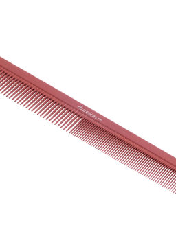 Dewal Профессиональный гребень для волос комбинированный / Carbon Bordo CO-6008-CBN, 22 см  фото 2