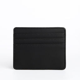 Картхолдер, на 3 карты, отделение для купюр, чёрный