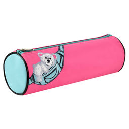 Пенал школьный, арт.58026/ 30 МИШКА НА СУМКЕ