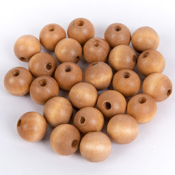 Бусина Zlatka дерево HWBD-18 18 мм 10 х 40 г тёмное дерево