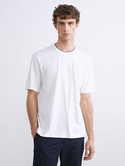 Bisiklet Yaka Penye Erkek Ti??rt