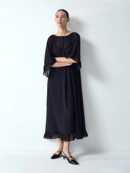 EMKA // Платье миди из шифона  фото 3