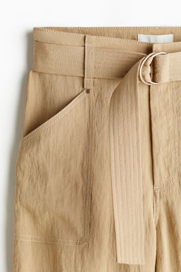 Pantalon amplio con cinturon - H&m фото 6