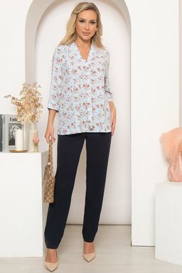 Блуза Правила успеха (нежно-голубая) Б4159 - Lt collection фото 8