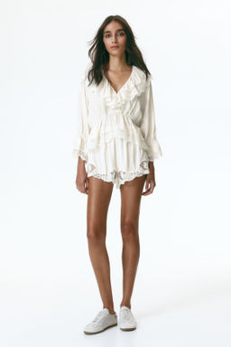Blusa de volantes con peplum - H&m фото 5