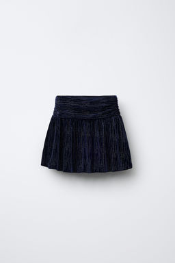 SHINY VELVET SKIRT