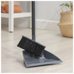 Набор Ленивка щетка для пола с совком Etna (серый) - Idiland фото 4