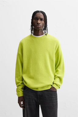 TEXTURED COTTON SWEATER - Zara фото 2