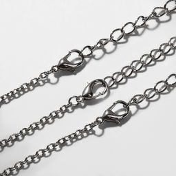 Кулоны на цепочке Неразлучники, с надписью best friends, 3 шт. цвет серебро, 40 см - Tell your story фото 4