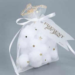 Цена за 5 шт. Мешок из фатина Небо, 10 12 см +/- 1.5 см - Дарите счастье фото 3