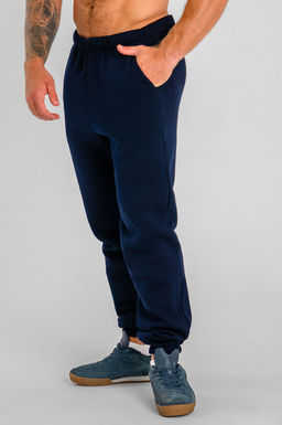 Арт. 62904 Брюки мужские с начесом 48-56 (5 шт) Цвет:темно-синий