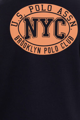 U. S. Polo Assn Мужская темно-синяя комфортная толстовка с капюшоном - U.s. polo assn фото 21