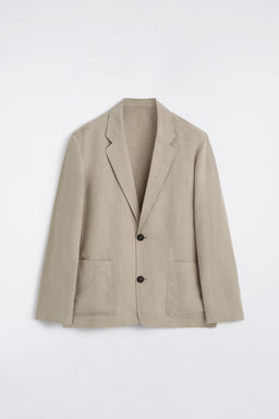 BLAZER DESESTRUCTURADA EN MEZCLA DE LINO