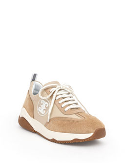 Bej Deri Sneaker