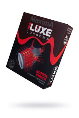 Презервативы Luxe, maxima, Конец света, 18 см, 5,2 см, 1 шт.
