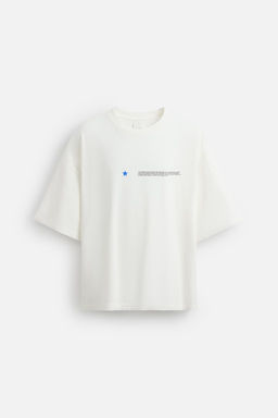 CONTRAST PRINTED T-SHIRT - Zara фото 7