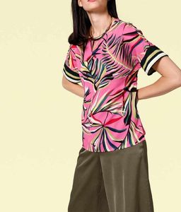 Блузка, розовая