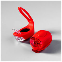 Комплект велосипедных фонарей Dream Bike JY-267-D, 2 диода, 3 режима  фото 4