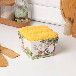 Набор полотенец Этель Радуйся простым вещам 35х50 см - 3 шт, 100% хл, , махра 340 г/м2  фото 8