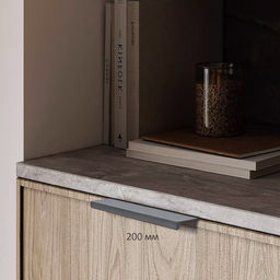 Цена за 2 шт. Ручка CAPPIO RT001, L=200 мм, м/о 160 мм, цвет графит