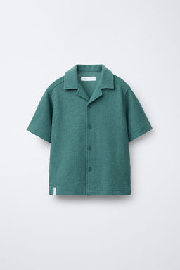 RUSTIC TOWELLING BOWLING SHIRT