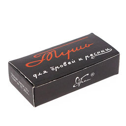 Тушь Ленинградская твердая для ресниц и бровей черная 10 гр