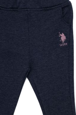 Темно-синие спортивные штаны для девочек - U.s. polo assn фото 3
