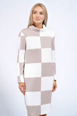 Платье ALANI 2012 бежево-молочная клетка - Alani collection фото 5