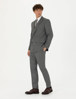 Kruvaze _izgili F_me Ekstra Slim Fit Tak_m Elbise