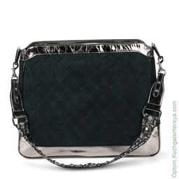 Женская замшевая сумка 73550 Грин