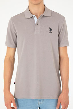 Мужская темно-серая базовая футболка Неожиданная скидка в корзине - U.s. polo assn фото 6