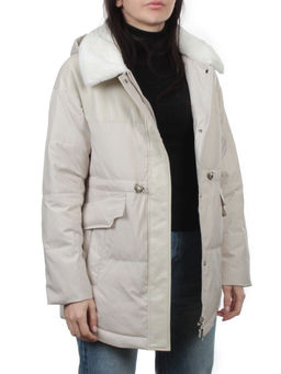 M24-212 LT. BEIGE Куртка демисезонная женская (100 гр. холлофайбер) - Fashion фото 6