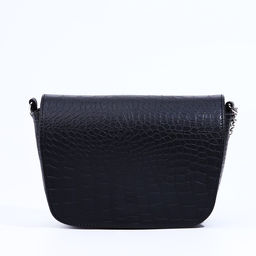 Cумка женская TEXTURA, мессенджер, маленький размер, цвет чёрный