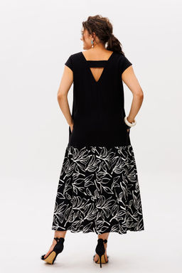 Платье ANELLI 56 черно-белый ангел - Ketty фото 4