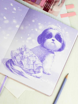 Дневник школьный арт. 68671 / 15 СОБАЧКА В ЮБОЧКЕ