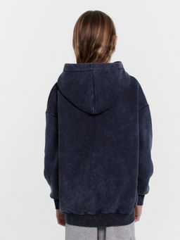 Худи для девочек серое с принтом - Mark formelle фото 4