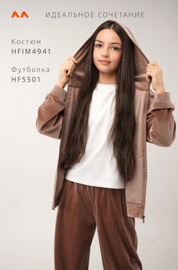 Велюровый костюм для девочки Happyfox