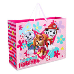 Пакет ламинированный, 61 х 46 х 20 см С днем рождения! Скай, Щенячий патруль