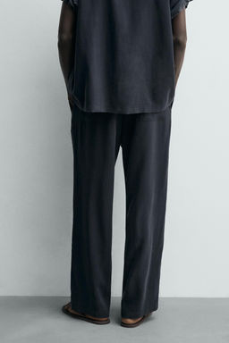PANTAL?N FLUIDO RELAXED FIT / Gris azul - Zara фото 3